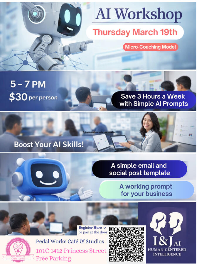AI Workshop March Poster AI Workshop March