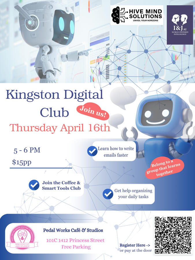 AI Workshop April poster