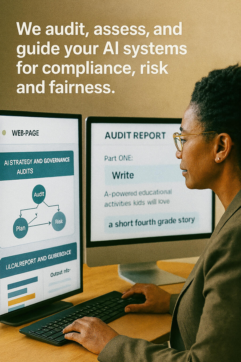 Person making Audit photo